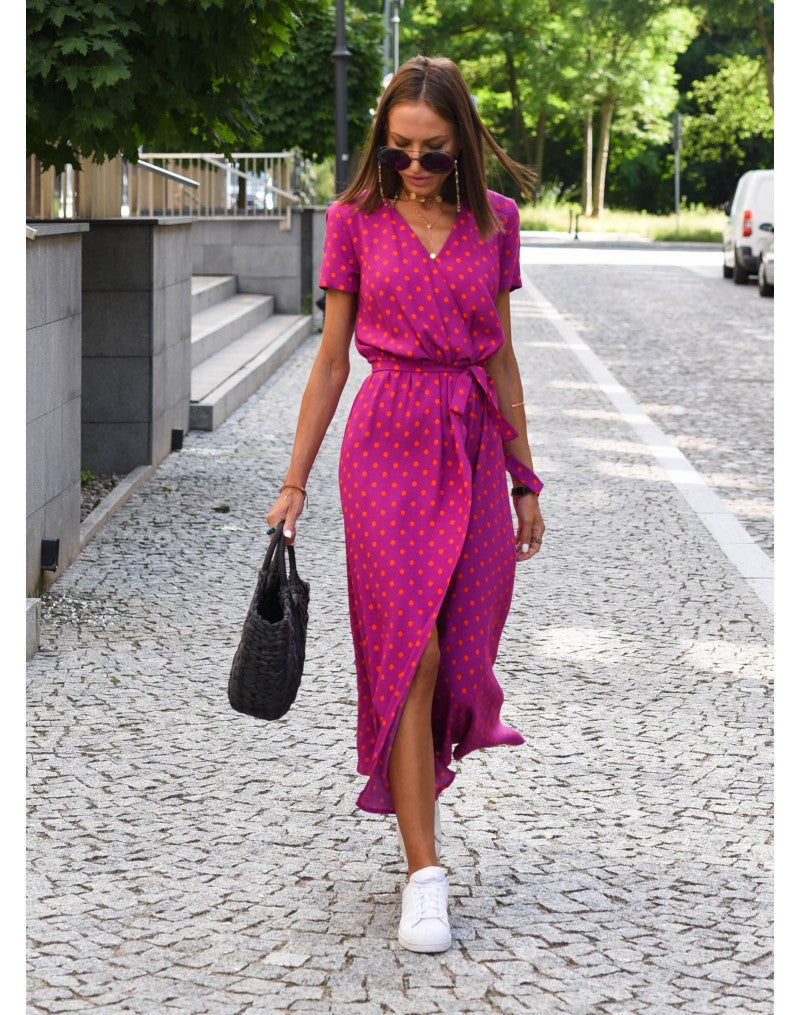 Robe Trapèze Été Femme – Manches Courtes