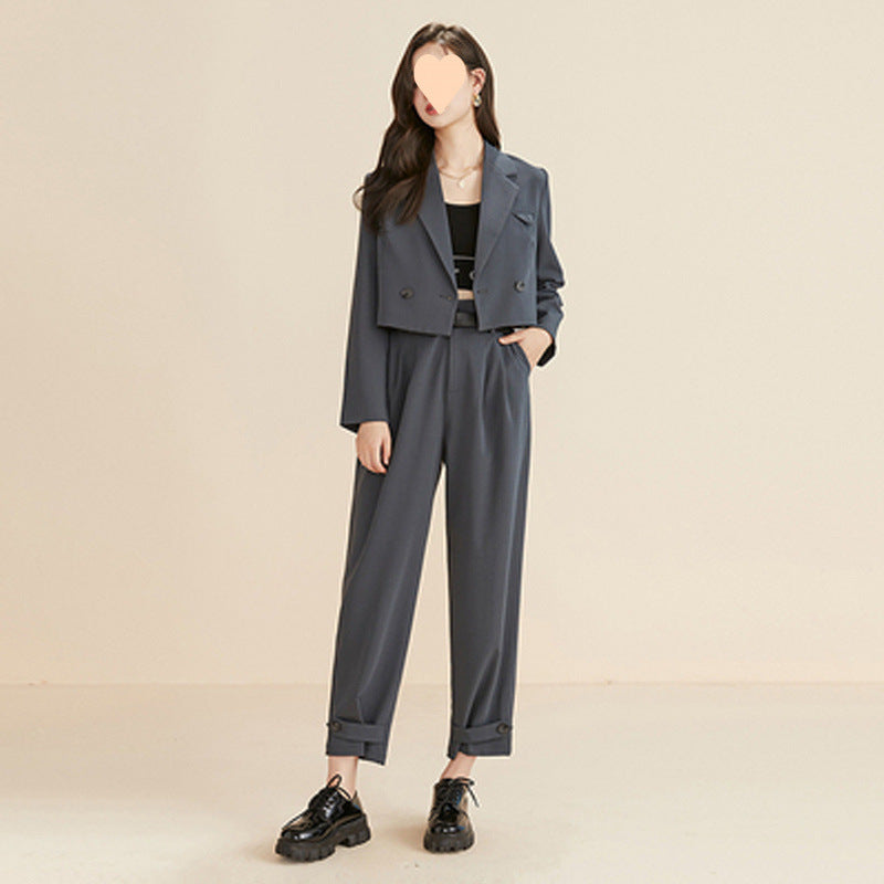 Ensemble petit col de costume pour femme