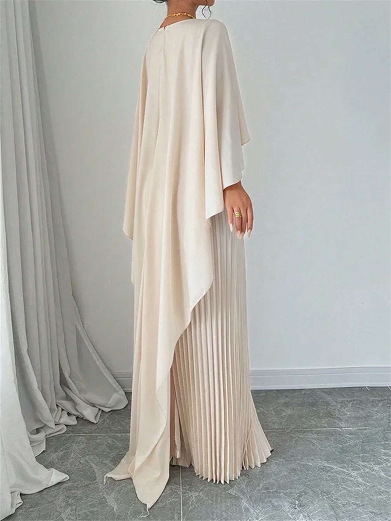 Robe Femme en Tissu Tissé – Style Élégant et Tempérament Professionnel