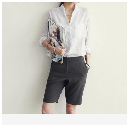 Chemise Femme en Coton & Lin
