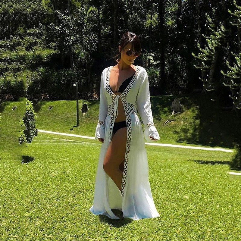 Chemise Chiffon Printemps, Kimono de Plage