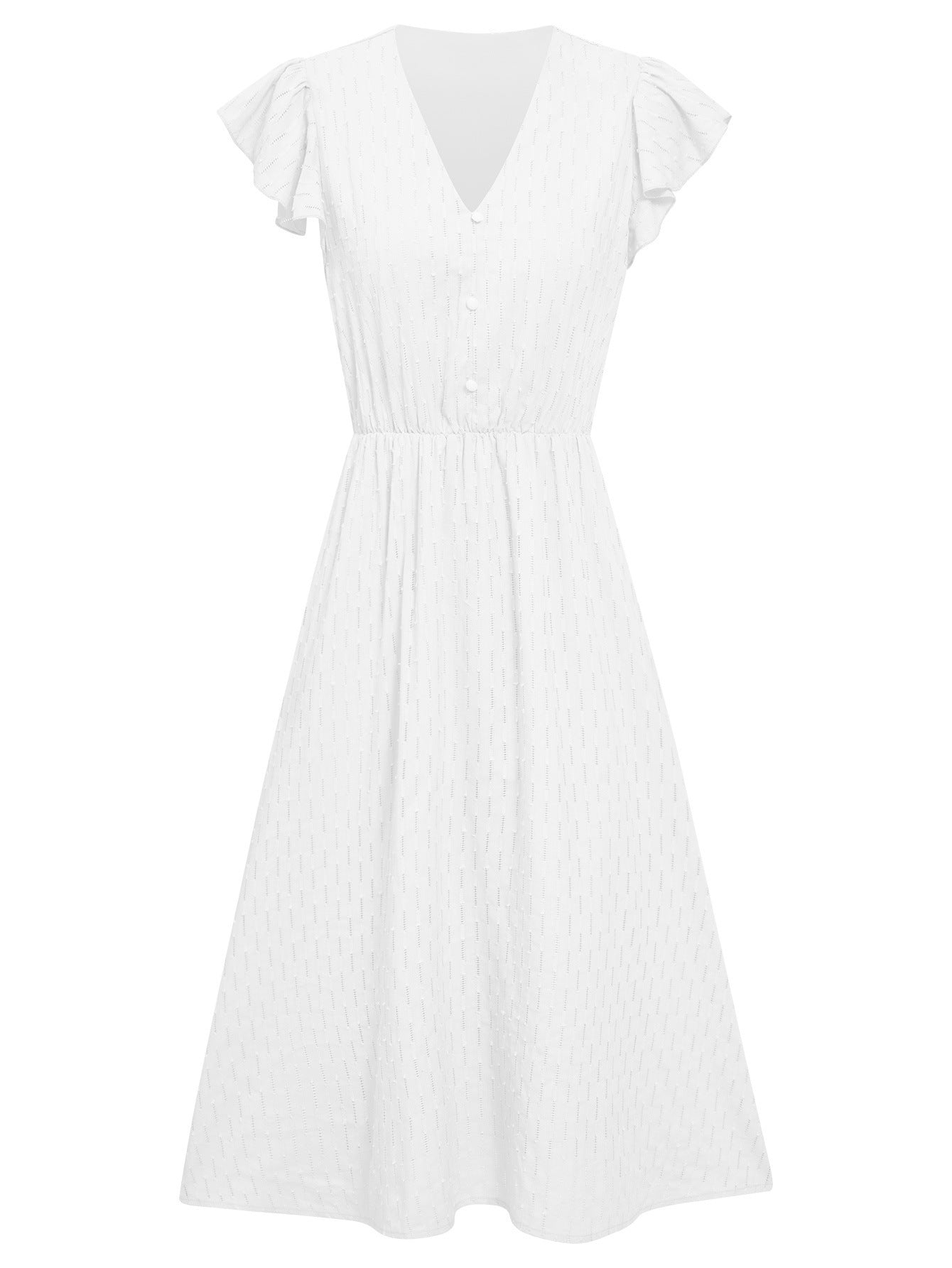 Robe Décontractée à Col en V