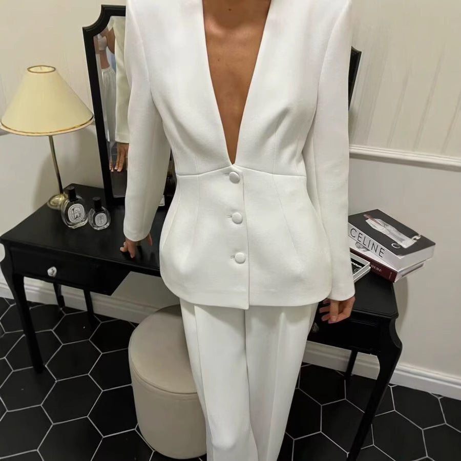 Ensemble Femme Élégant – Haut Manches Longues