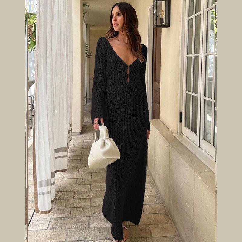 Robe Longue Femme – Street Chic Européen & Américain