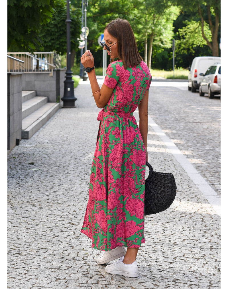 Robe Trapèze Été Femme – Manches Courtes