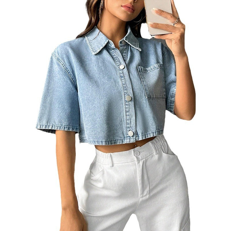 Blouse Femme en Coton – Manches 3/4, Coupe Ample