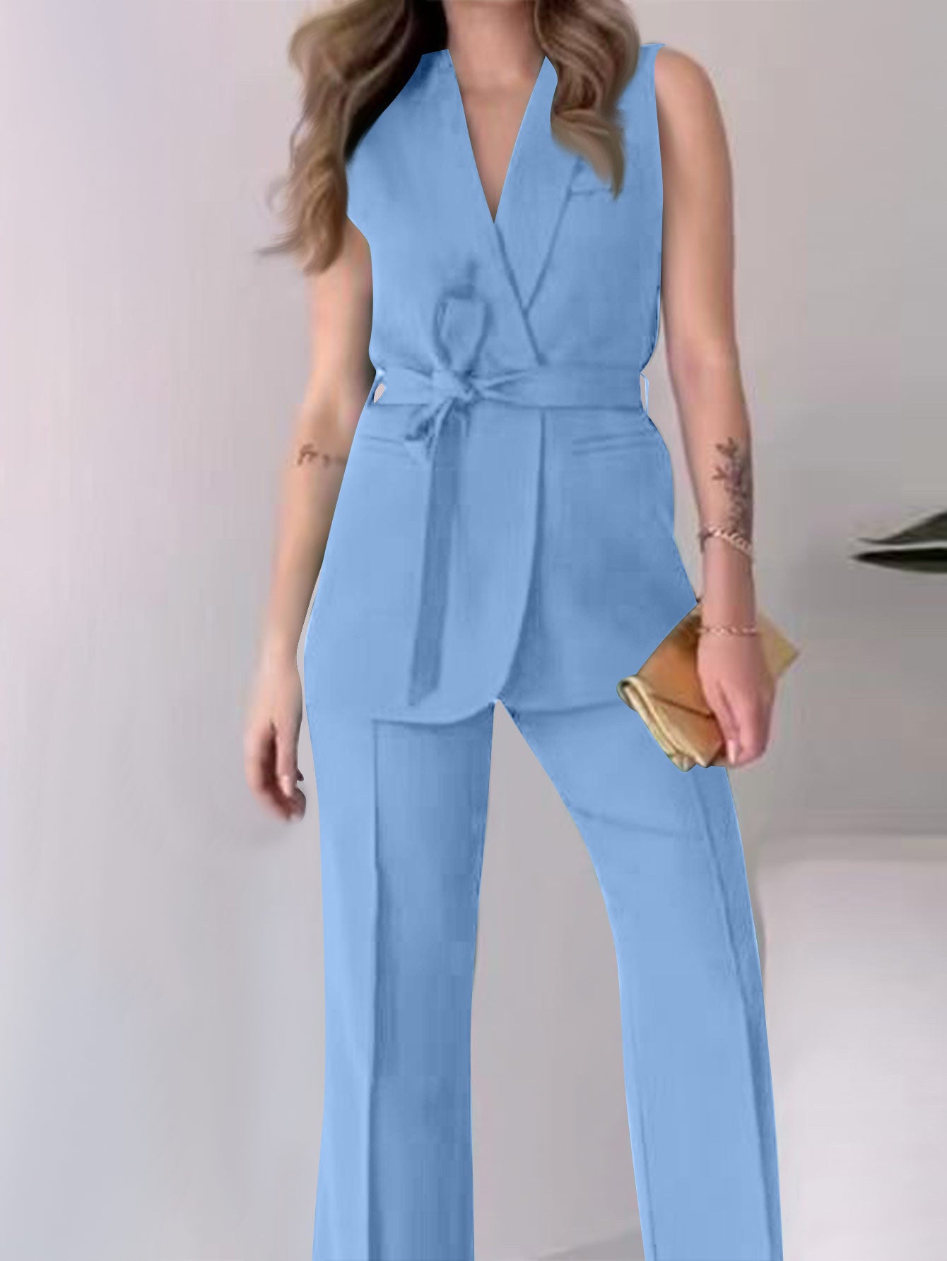 Ensemble Femme Élégant – Veste & Jupe Style Tailleur Moderne.