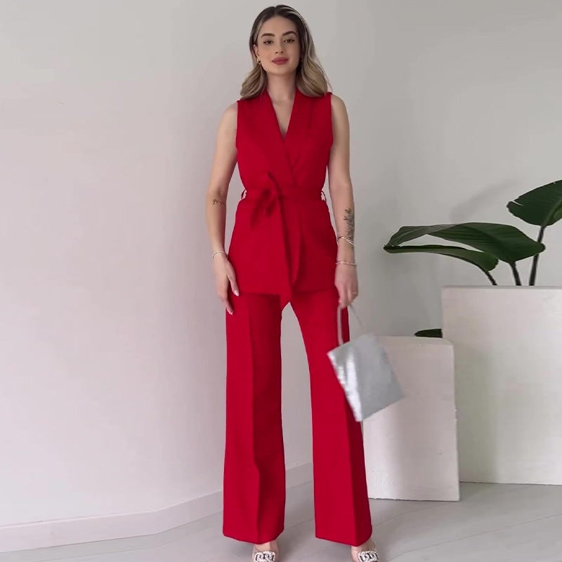 Ensemble Femme Élégant – Veste & Jupe Style Tailleur Moderne.