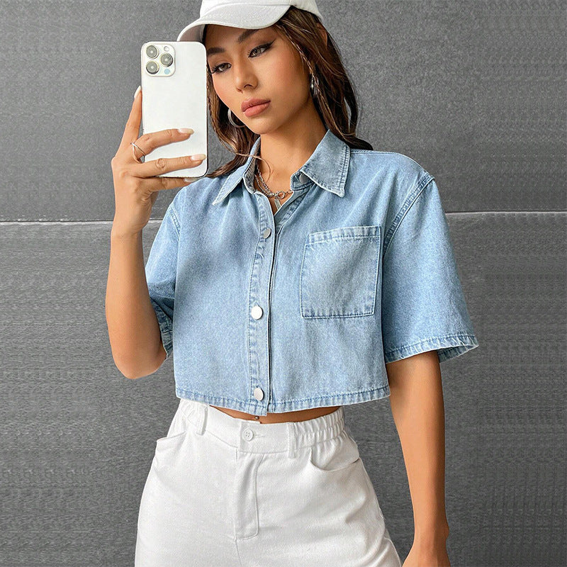 Blouse Femme en Coton – Manches 3/4, Coupe Ample