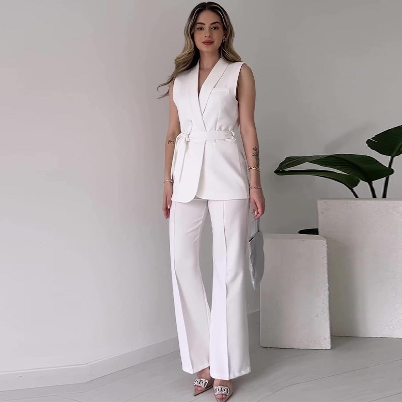 Ensemble Femme Élégant – Veste & Jupe Style Tailleur Moderne.