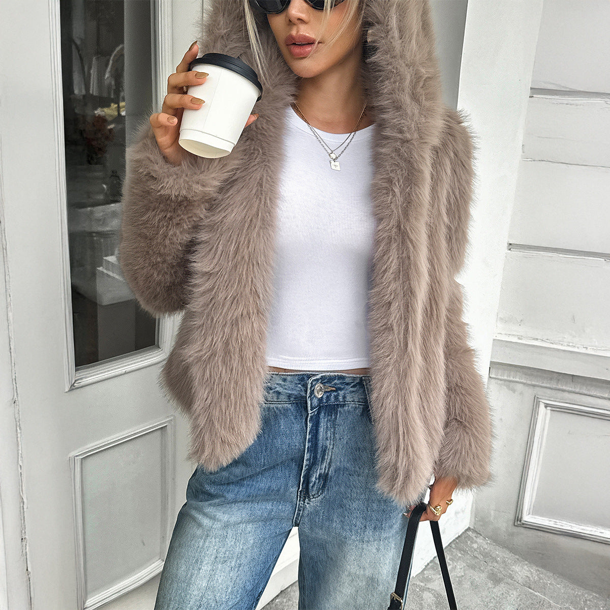 Veste Fausse Fourrure – Confort & Style