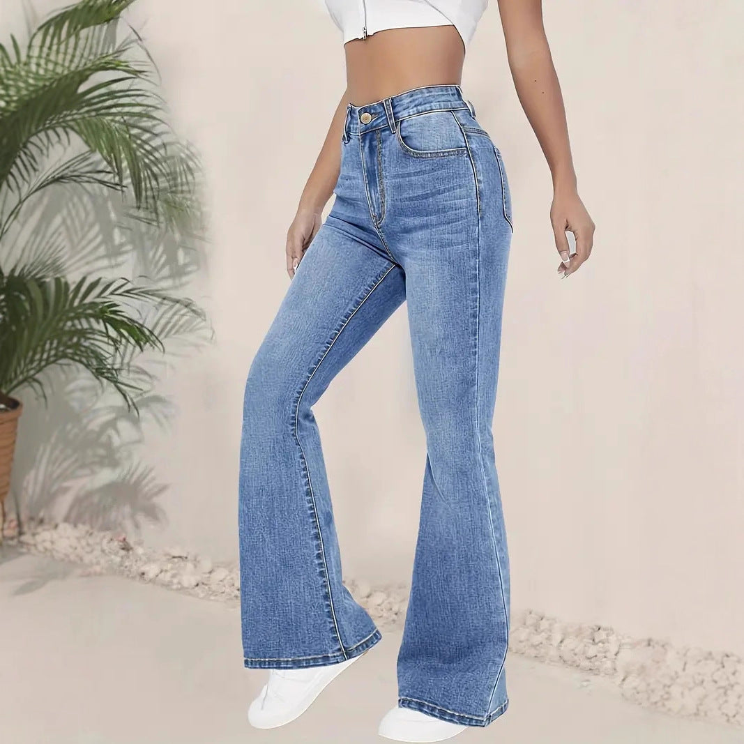 Jean Bootcut Taille Haute – Effet Liftant