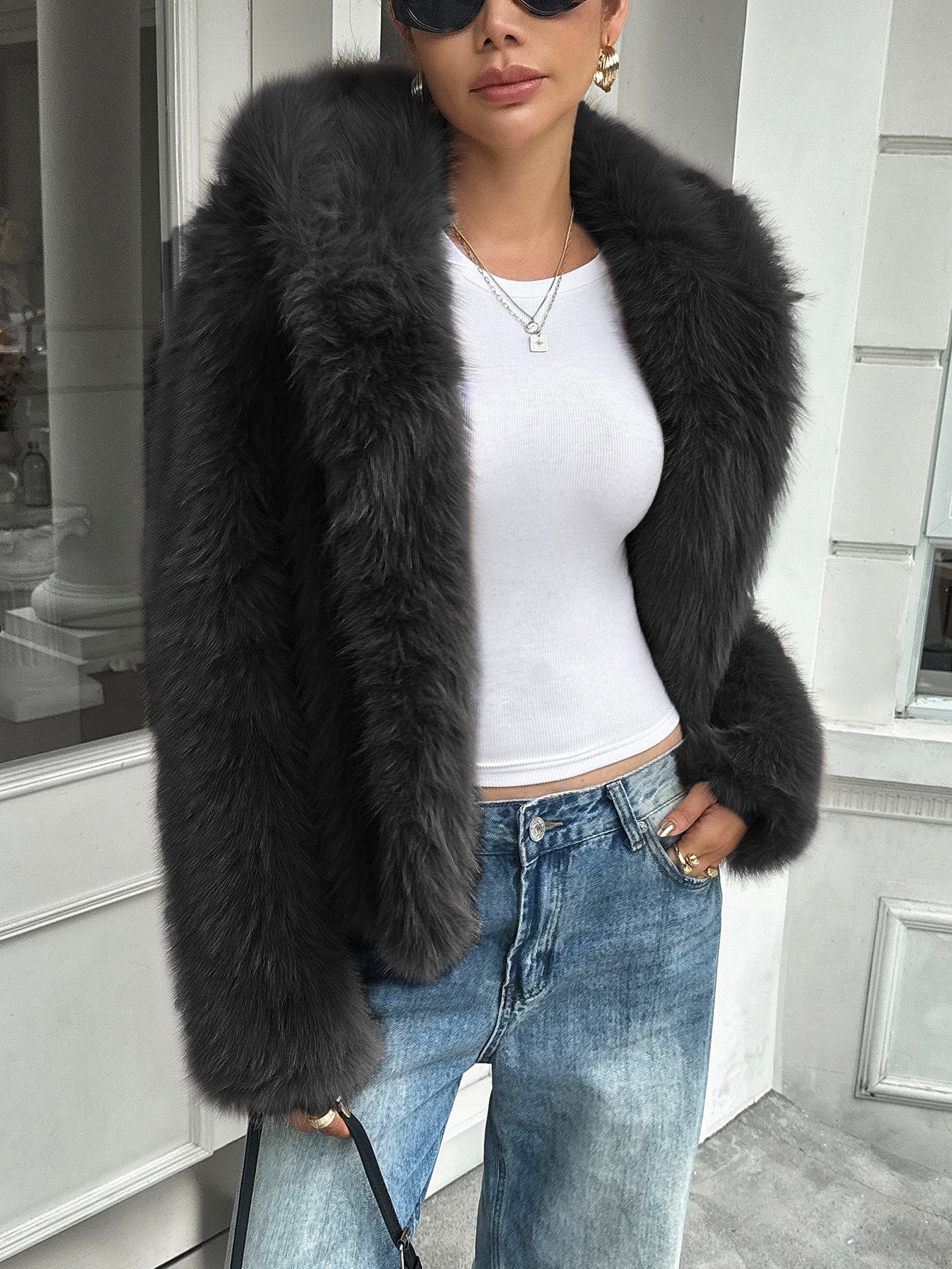 Veste Fausse Fourrure – Confort & Style