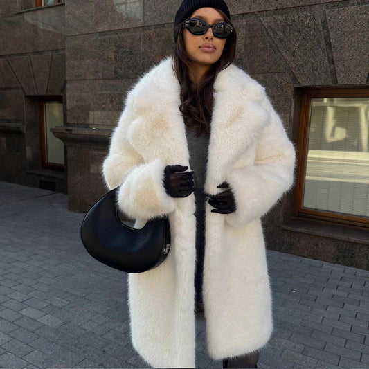 Manteau en Fausse Fourrure – Élégance & Confort