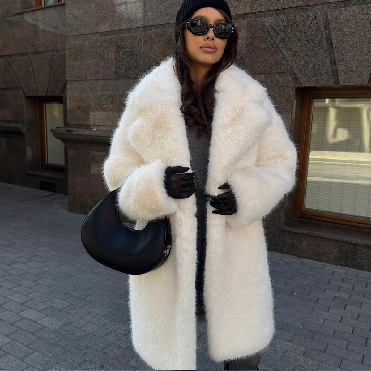 Manteau en Fausse Fourrure – Élégance & Confort