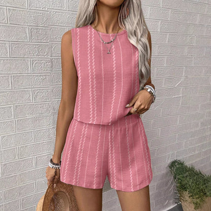 Ensemble Femme Sans Manches – Haut & Pantalon