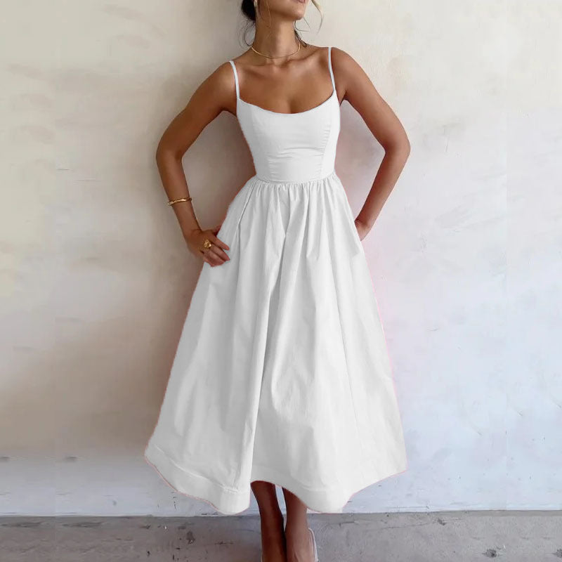 Robe à Bretelles Femme – Élégante &amp; Fraîche