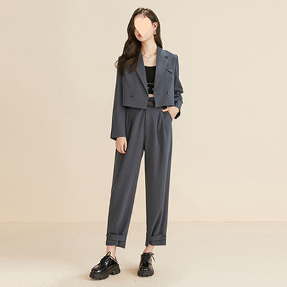 Ensemble petit col de costume pour femme