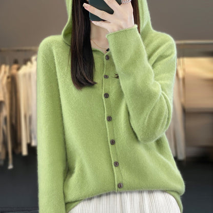 Alveria – Cardigan Élégant en Maille Douce
