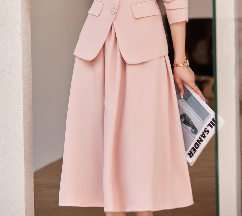Ensemble Tailleur Moderne Femme – Veste Chic & Jupe Élégante