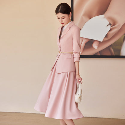 Ensemble Tailleur Moderne Femme – Veste Chic & Jupe Élégante