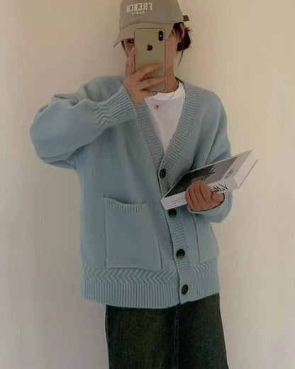 LUNORA — Cardigan Loose à Poches