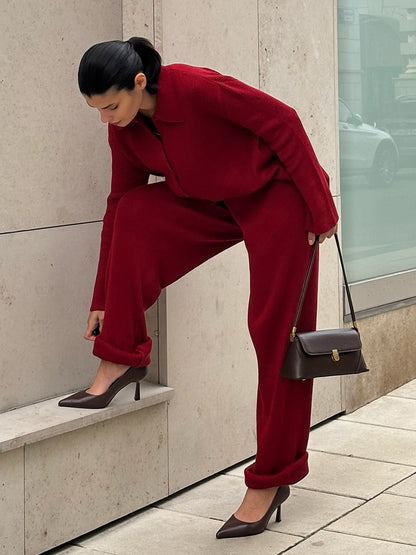 Haruna – Ensemble Casual Élégance Minimaliste