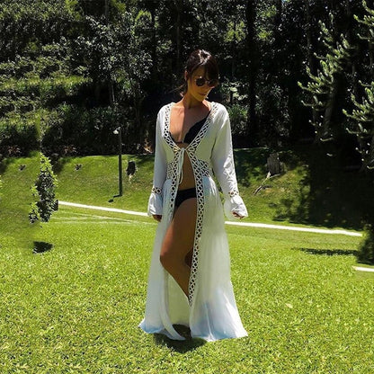 Chemise Chiffon Printemps, Kimono de Plage