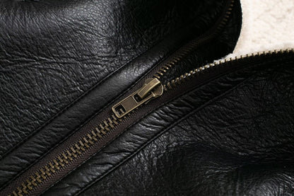 Manteau Simili Cuir Style British