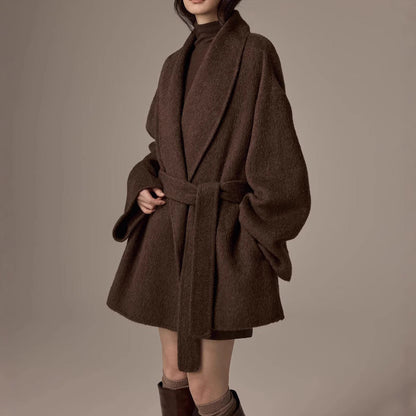 Éloria – Manteau Laine Élégance Urbaine