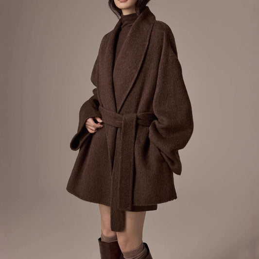 Éloria – Manteau Laine Élégance Urbaine
