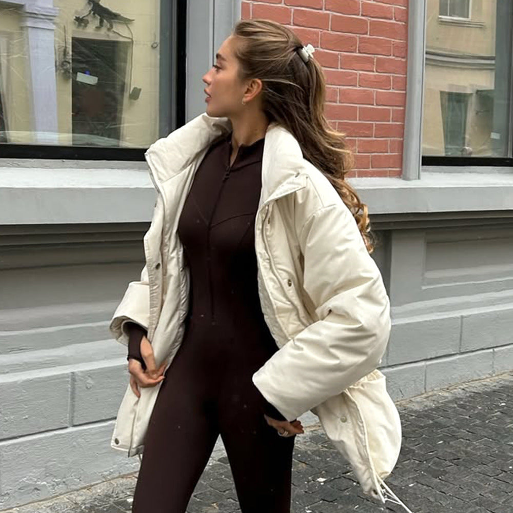 Veste ajustée en coton matelassé