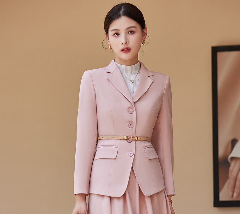 Ensemble Tailleur Moderne Femme – Veste Chic & Jupe Élégante
