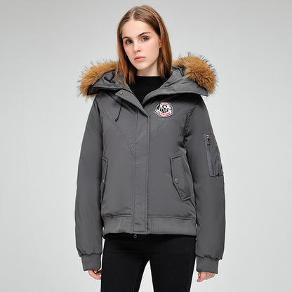 Veste court d'hiver rembourré en coton.