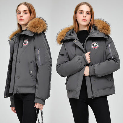 Veste court d'hiver rembourré en coton.