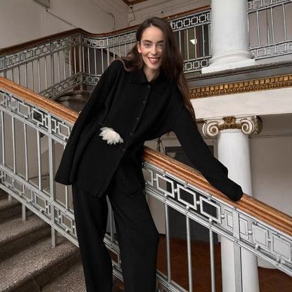 Haruna – Ensemble Casual Élégance Minimaliste