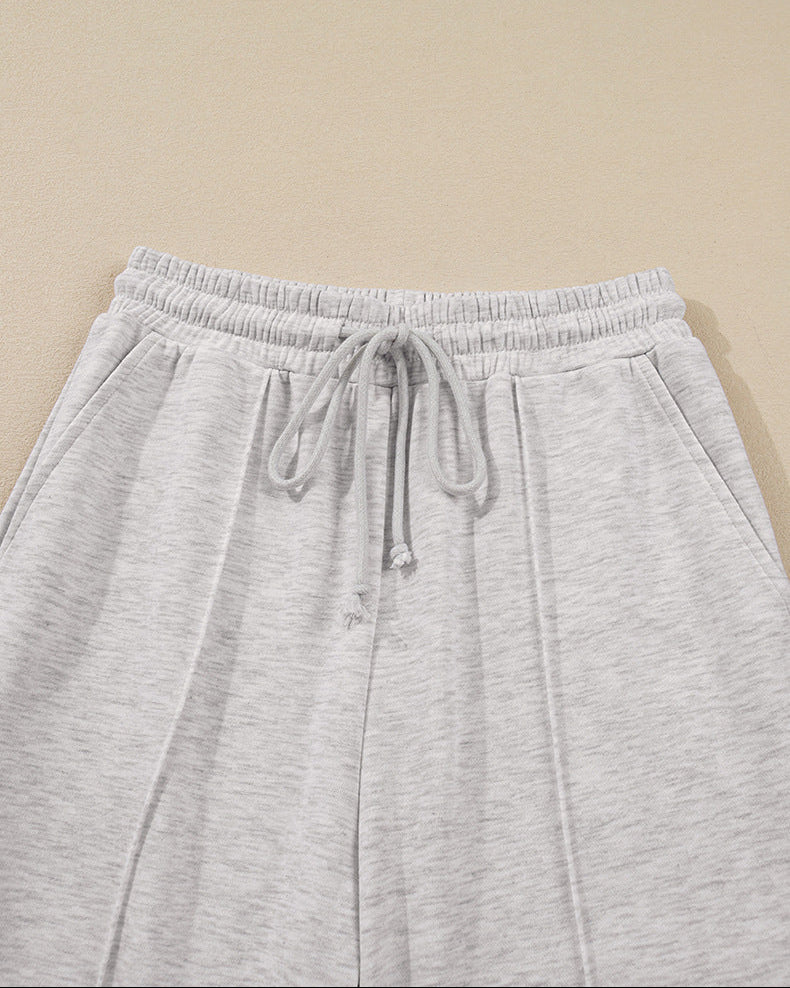 LUNÉA — Ensemble Deux Pièces Casual Uni