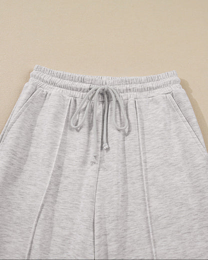 LUNÉA — Ensemble Deux Pièces Casual Uni