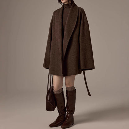 Éloria – Manteau Laine Élégance Urbaine