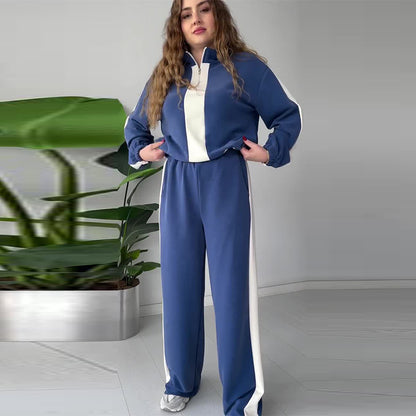 Kaïna – Ensemble Casual Contrast Chic