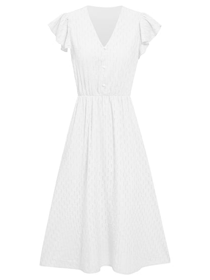 Robe Décontractée à Col en V