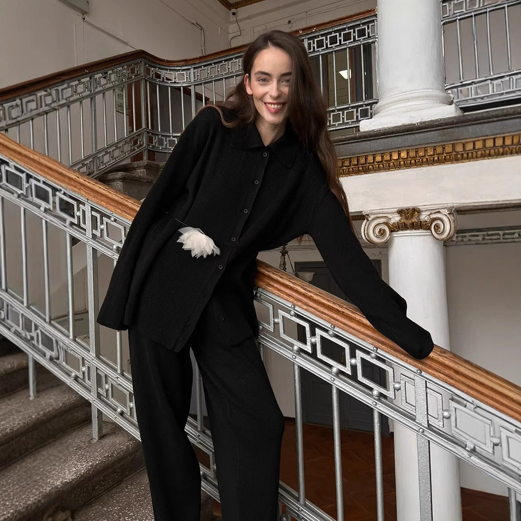 Haruna – Ensemble Casual Élégance Minimaliste