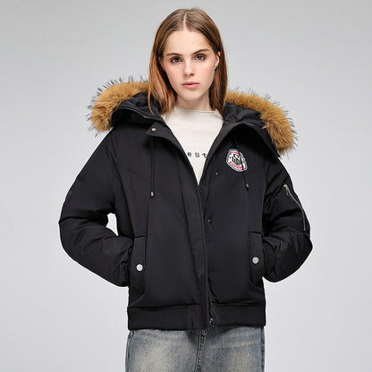 Veste court d'hiver rembourré en coton.