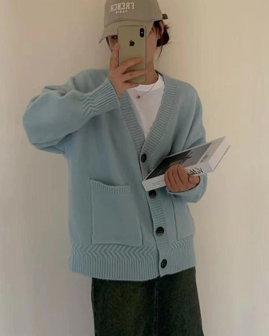 LUNORA — Cardigan Loose à Poches