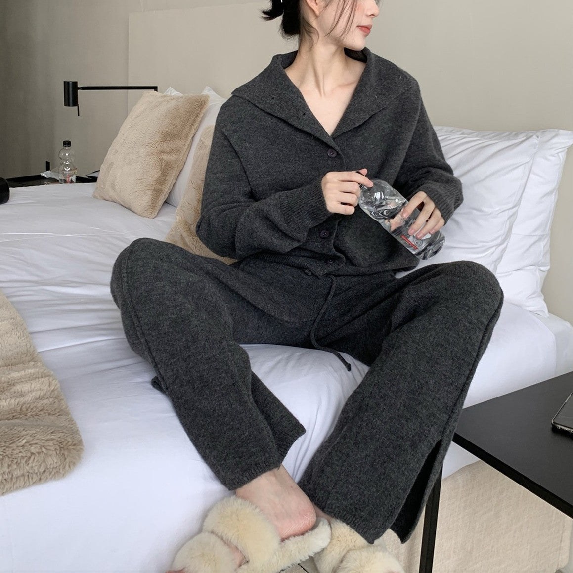 Set en maille court & chic