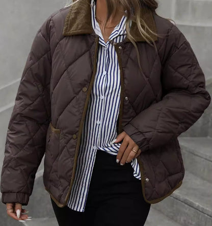 Novera – Veste Élégance Chocolat