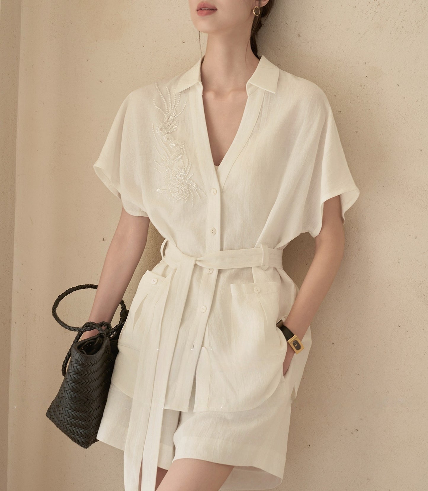 Ensemble Femme – Haut & Short Mi-Cuisse Élégant.