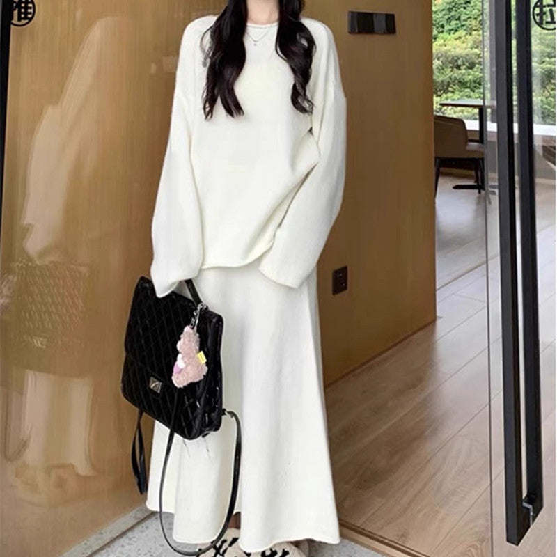 Costume deux pièces en tricot ample