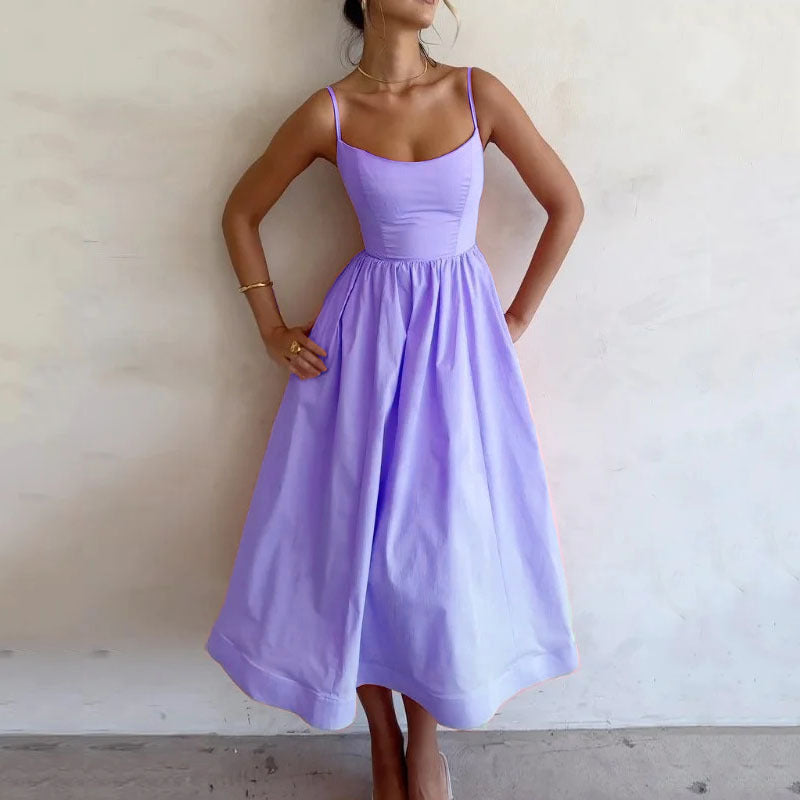 Robe à Bretelles Femme – Élégante &amp; Fraîche
