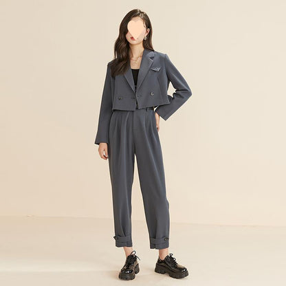 Ensemble petit col de costume pour femme